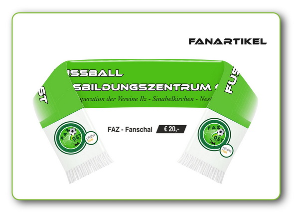 FANARTIKEL, FAZ-Fanschaal